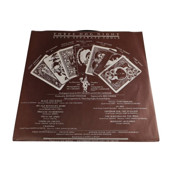 Three Dog Night Seven Separate Fools (LP) Dunhill ABC DSD 50118 Rock 1972 VG - Picture 3 of 6